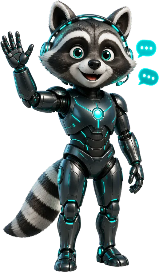 Rosie the Raccoon, WildPipe's AI Receptionist